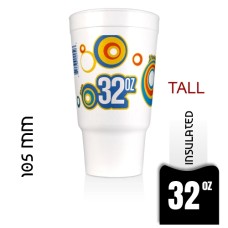 Strada Foam 32oz Tall - 400 Cups