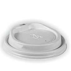 12-24oz White PP Gourmet Lid (90mm)