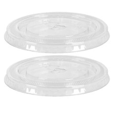 9-22oz Clear Flat Lid (92mm)