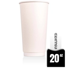 Unprinted Insulated Paper 20oz - 380 Cups