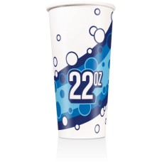 Fontana Cold Paper 22oz - 1,000 Cups