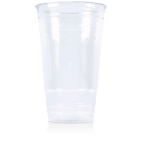Unprinted PET Plastic 32oz — Straight Wall - 300 Cups