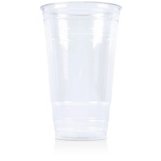 Unprinted PET Plastic 32oz — Straight Wall - 300 Cups