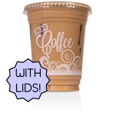 Barista PET Plastic 16oz — Lids Co-Packed - 400 Each