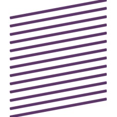 Jumbo Straw 10.25" Purple Wrapped (7200 Pack)
