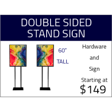 Double Sided Sign Stand